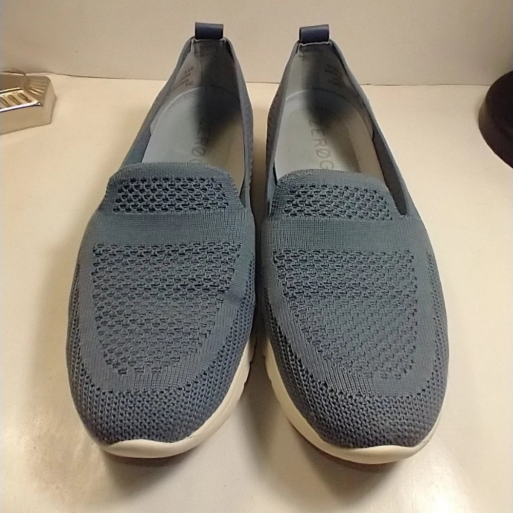 Cole Haan Zerogrand Stitchlite Blue Slip On Loafers Women's sz 8.5B
